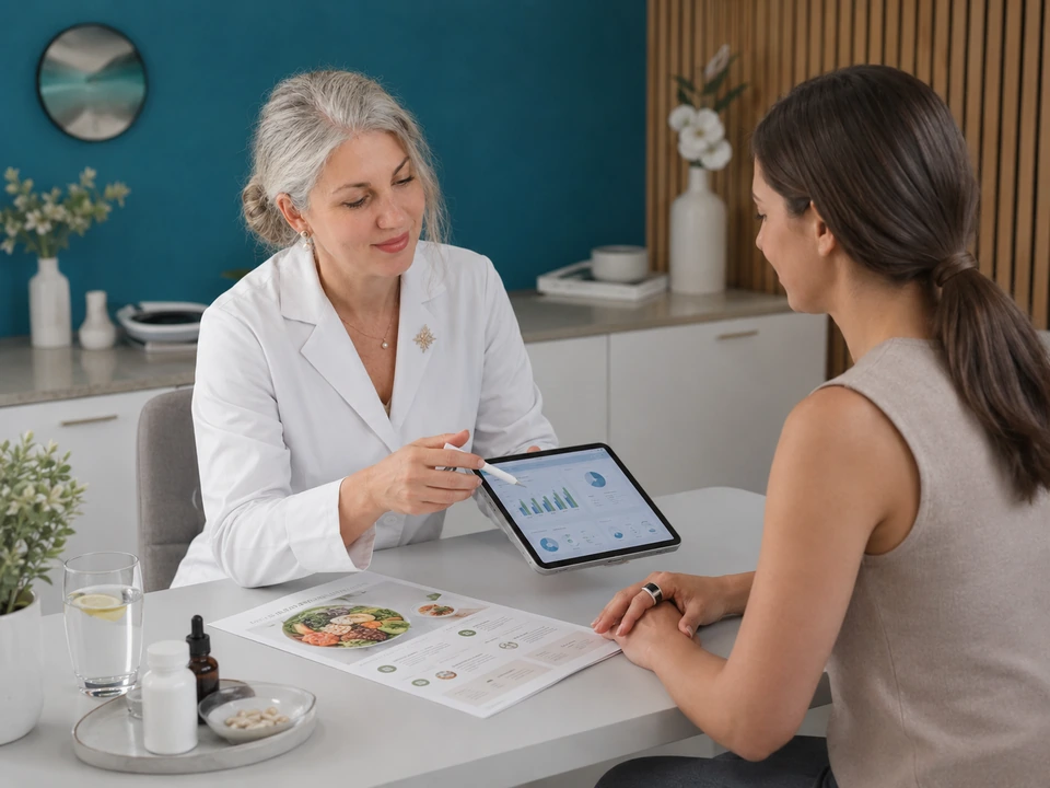 Longevity-Beratung mit Labor, CGM und Gesundheitsdaten in der Heilpraxis Edelweiss